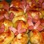 Картофель запеченный с сосисками