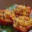 Запечённый перец с кукурузой