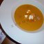 Суп пюре из тыквы помидоров и морепродуктов