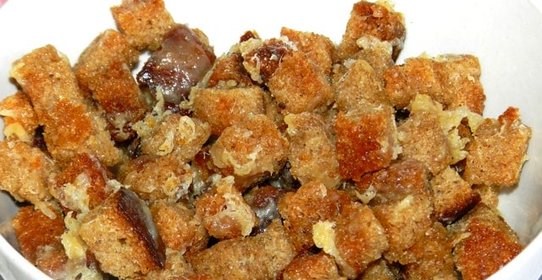 Сухари в микроволновке