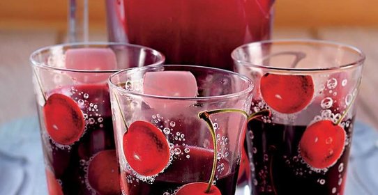 Морс из вишни и малины