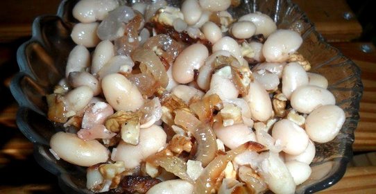 Салат с фасоли