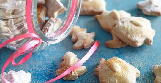 Медово-сахарные пряники с миндалем