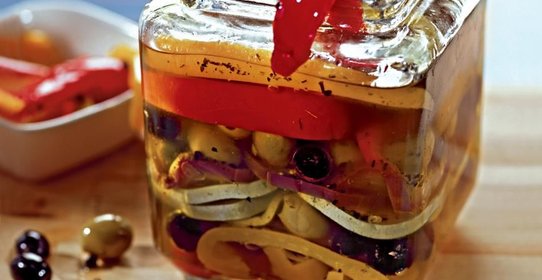 Салат Маринованные овощи по-итальянски