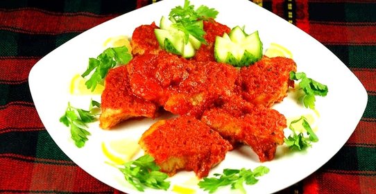 Рыба, тушенная в томатном соусе