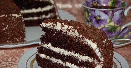 Торт из варенья черной смородины