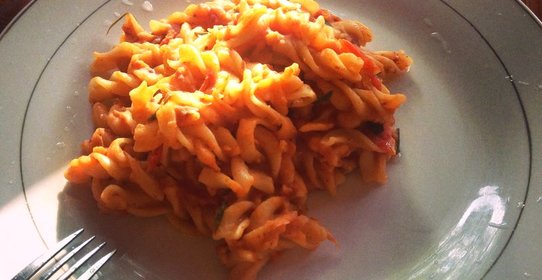 Паста с белой фасолью