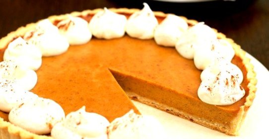 Тыквенный чизкейк с кленовым сиропом