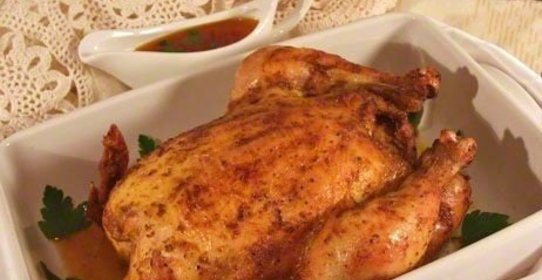 Курица в рукаве