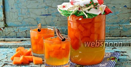 Компот из тыквы на зиму