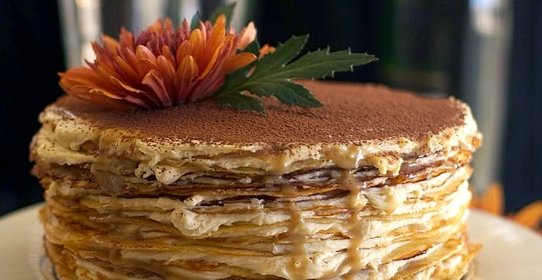 Блинный торт с маскарпоне