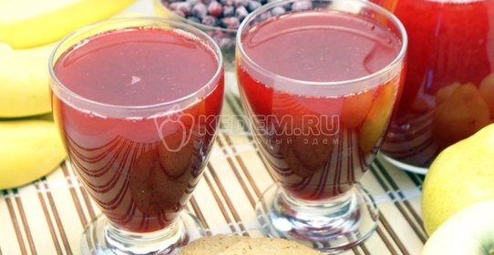 Брусничный морс