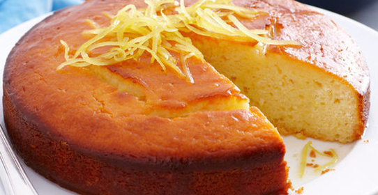 Лимонный пирог в микроволновой печи