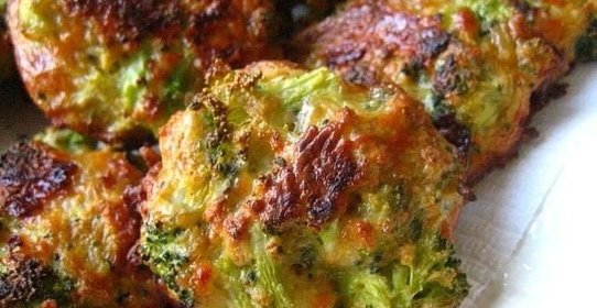 Биточки из брокколи с сыром