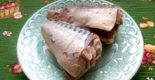 Скумбрия отварная