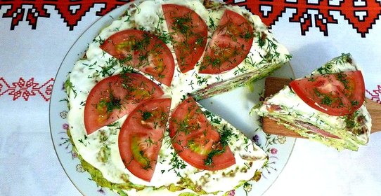 Торт из кабачков