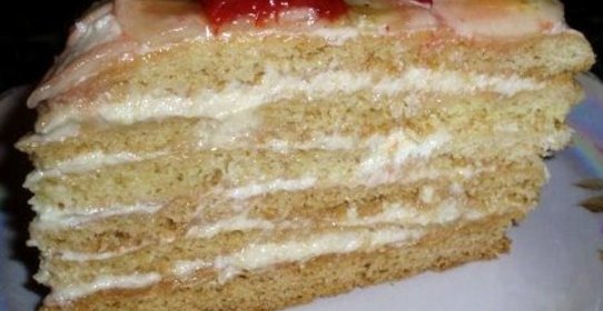 Банановый торт