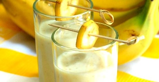 Банановый смузи с овсянкой