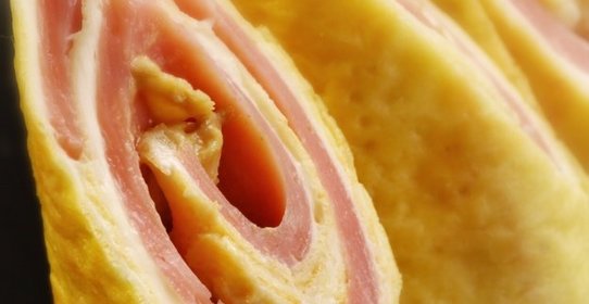 Блинчики с ветчиной и сыром