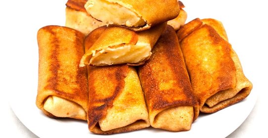 Блины с пюре