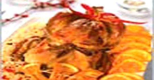 Рождественская индейка с апельсинами