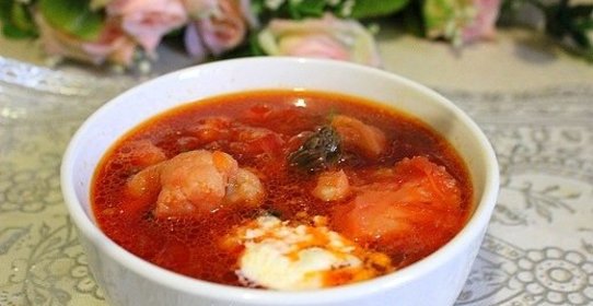 Борщ из цветной капусты