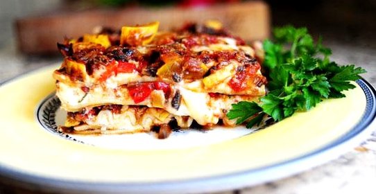 Овощная лазанья
