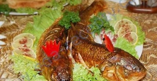 Фаршированная рыба по-азербайджански