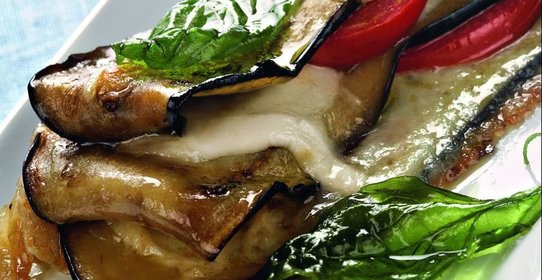 Быстрая лазанья из баклажана