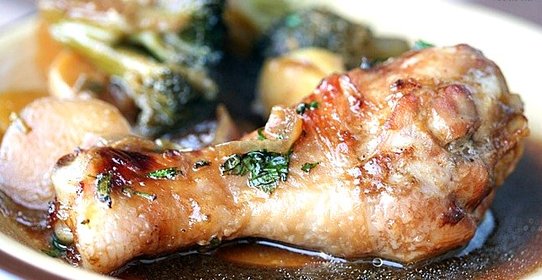 Жареные куриные ножки на сковороде