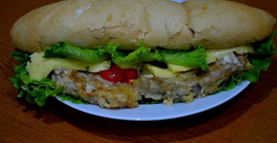 Багет со свининой