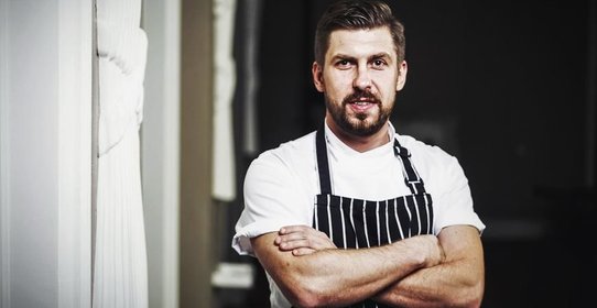 Сельдерейные блины с уткой конфи от Артема Лосева