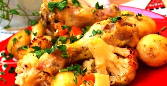 Цветная капуста в рукаве