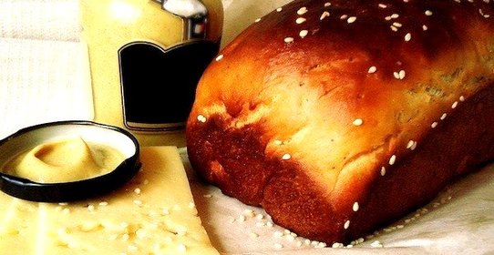 Хлеб с дижонской горчицей и прованскими травами