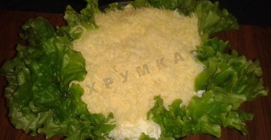 Салат Нежный с ветчиной