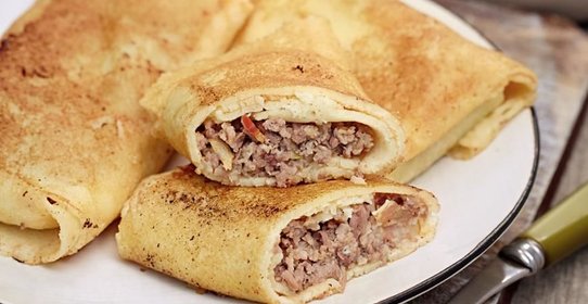 Начинка для блинчиков с мясом