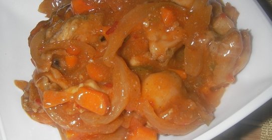 Курица по-китайски острая