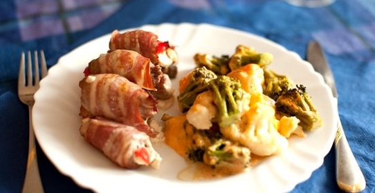 Рулетики из свинины с сыром