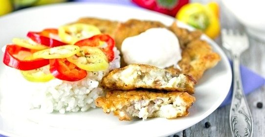 Оладьи из рубленой свинины