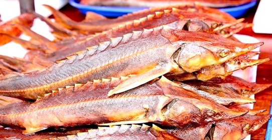 Балык из осетрины