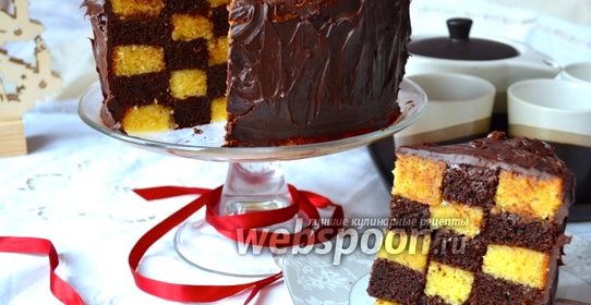 Торт «Шахматный»