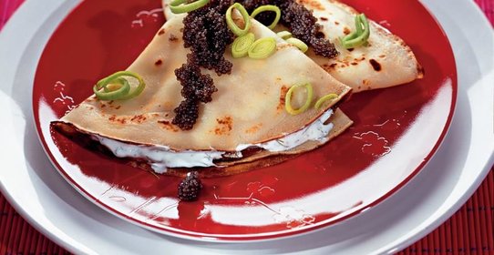 Блинчики с икрой