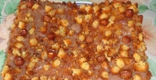 Быстрый ореховый торт