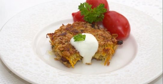 Овощные оладьи