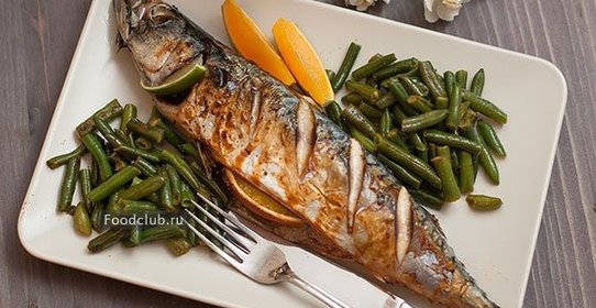 Запеченная скумбрия