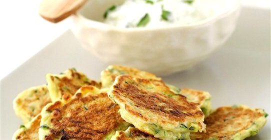 Оладьи из кабачкового пюре