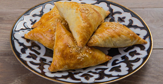 Домашняя самса с бараниной