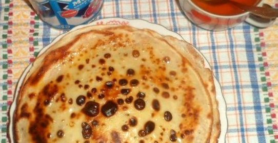 Блинчики со сгущенкой