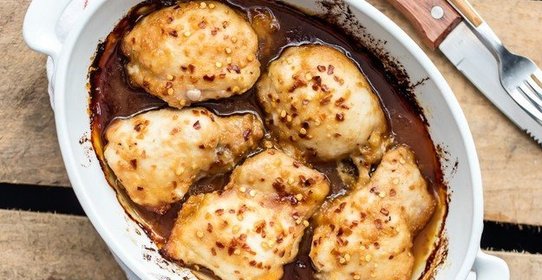 Курица, запеченая