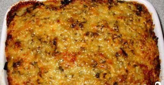 Рыбный пирог с сыром Чеддер